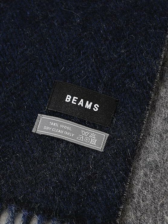 Beams Herringbone Reversible Scarf