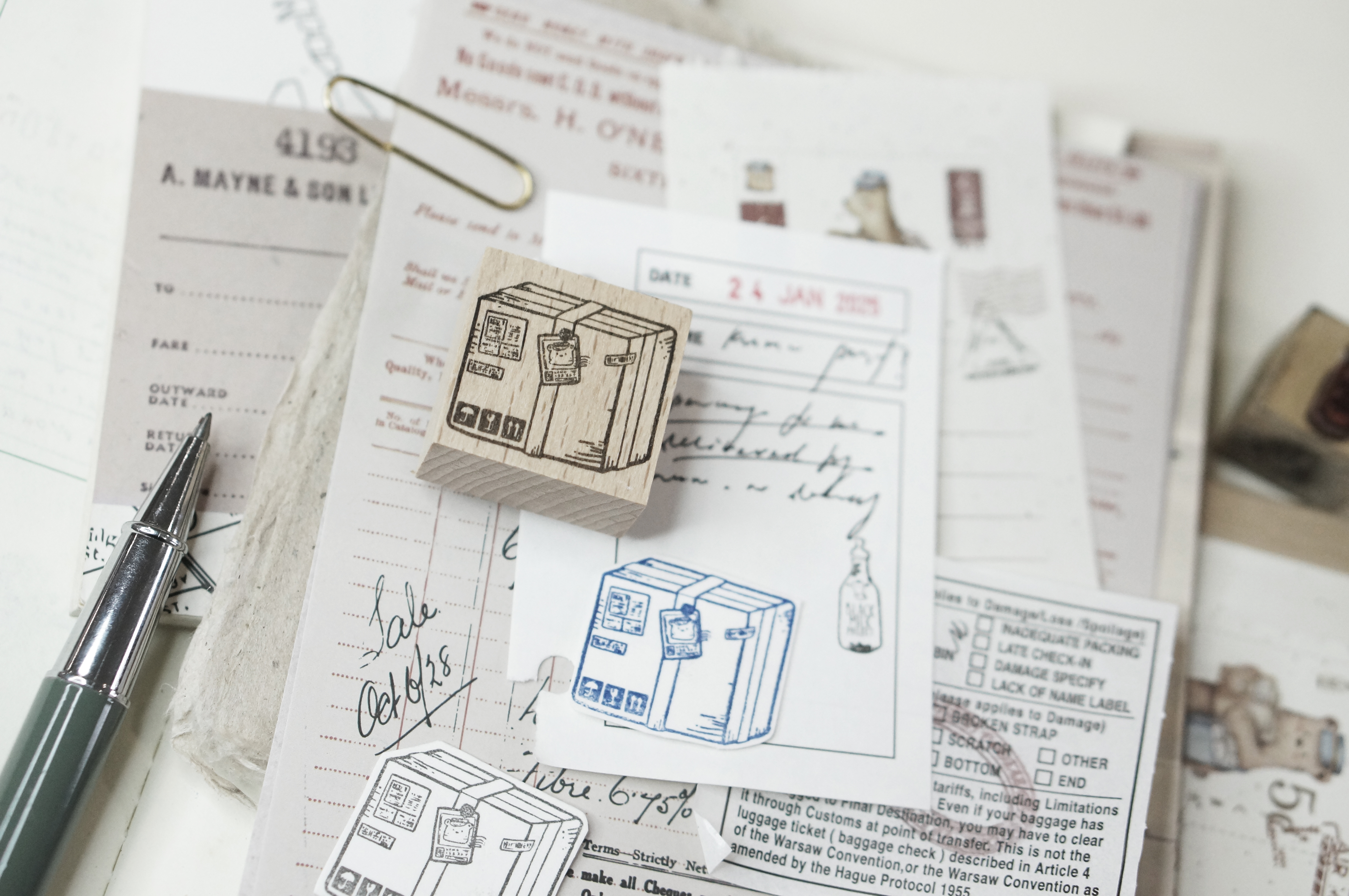 Black Milk Project - Kuma Post - Box Rubber Stamp