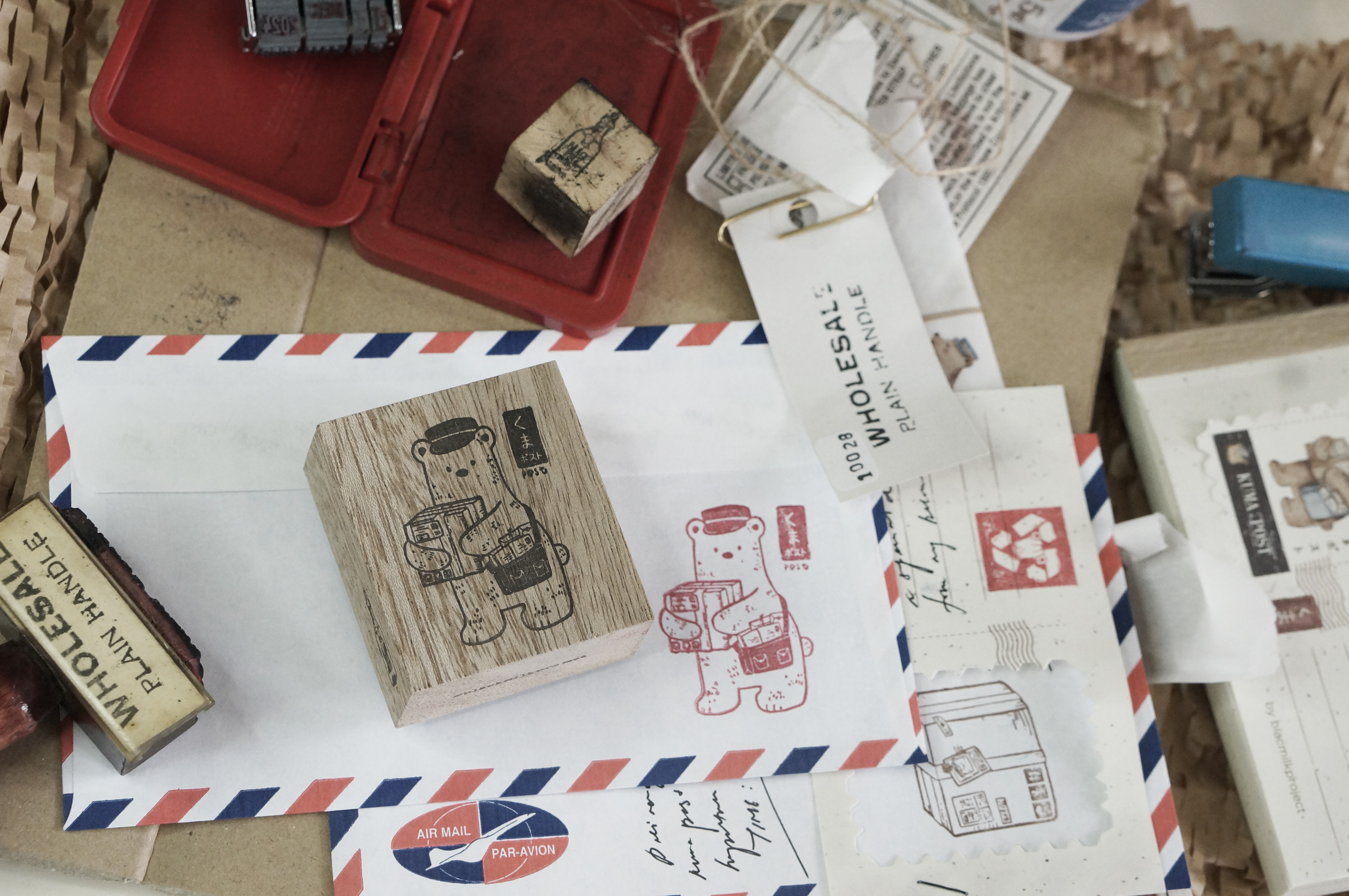 Black Milk Project - Kuma Post Bear - Package Rubber Stamp