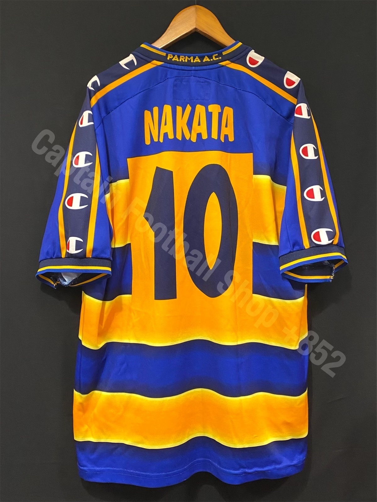 Parma 2001-2002 Champion Home Shirt #10 NAKATA