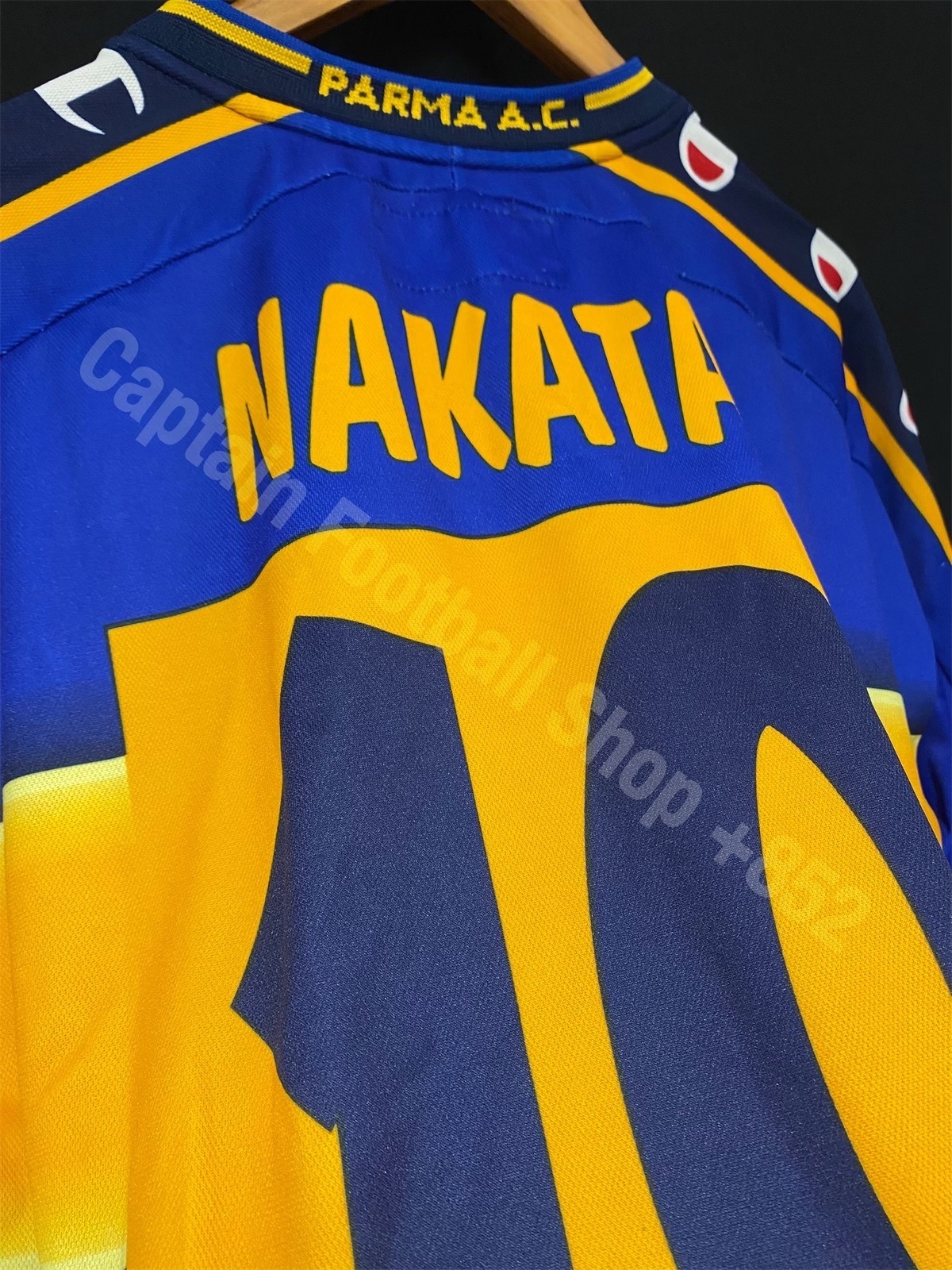 Parma 2001-2002 Champion Home Shirt #10 NAKATA