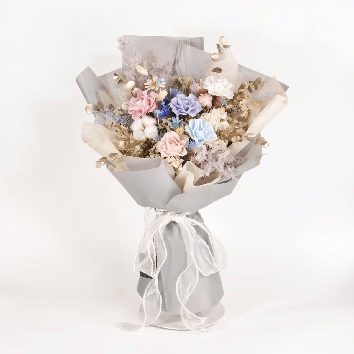 【莫蘭迪之戀】大型永生乾燥花束