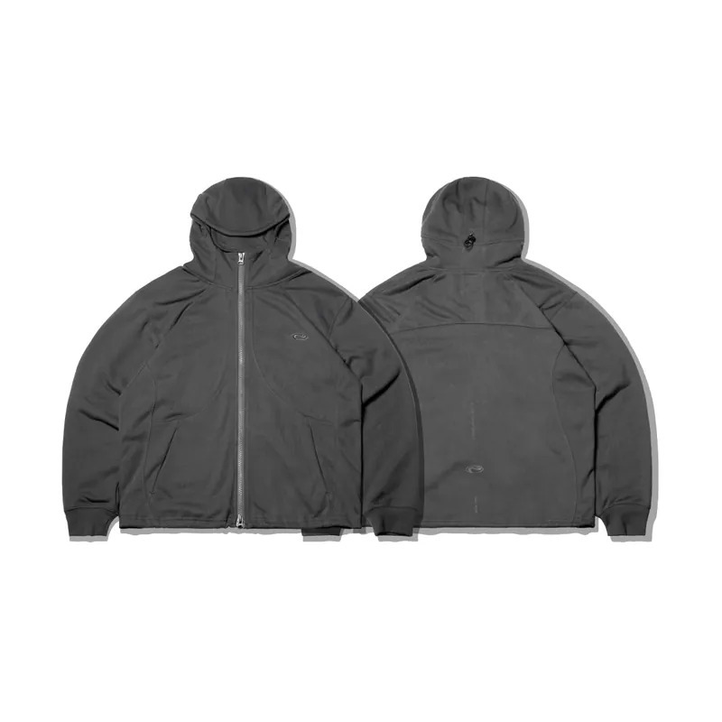 ORDINARY 拼接連帽棉外套