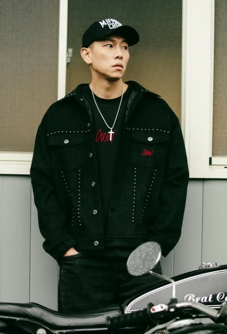 MJF-CREW-鉚釘麂皮夾克