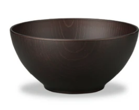 日本NH樹脂纖維碗16.5CM (深啡) (日本製)