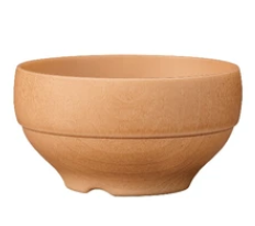 日本NH樹脂纖維高腳碗11.5CM (淺啡) (日本製)