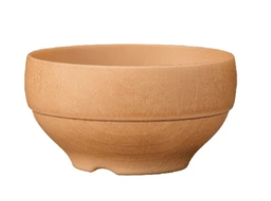 日本NH樹脂纖維高腳碗12.3CM (淺啡) (日本製)