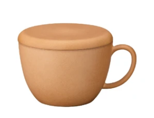 日本NH樹脂纖維有蓋杯 (淺啡) (日本製)