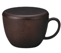 日本NH樹脂纖維有蓋杯 (深啡) (日本製)