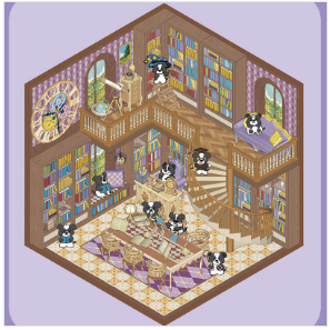 娱乐场所系列 3D立体微缩场景贴纸 44-47