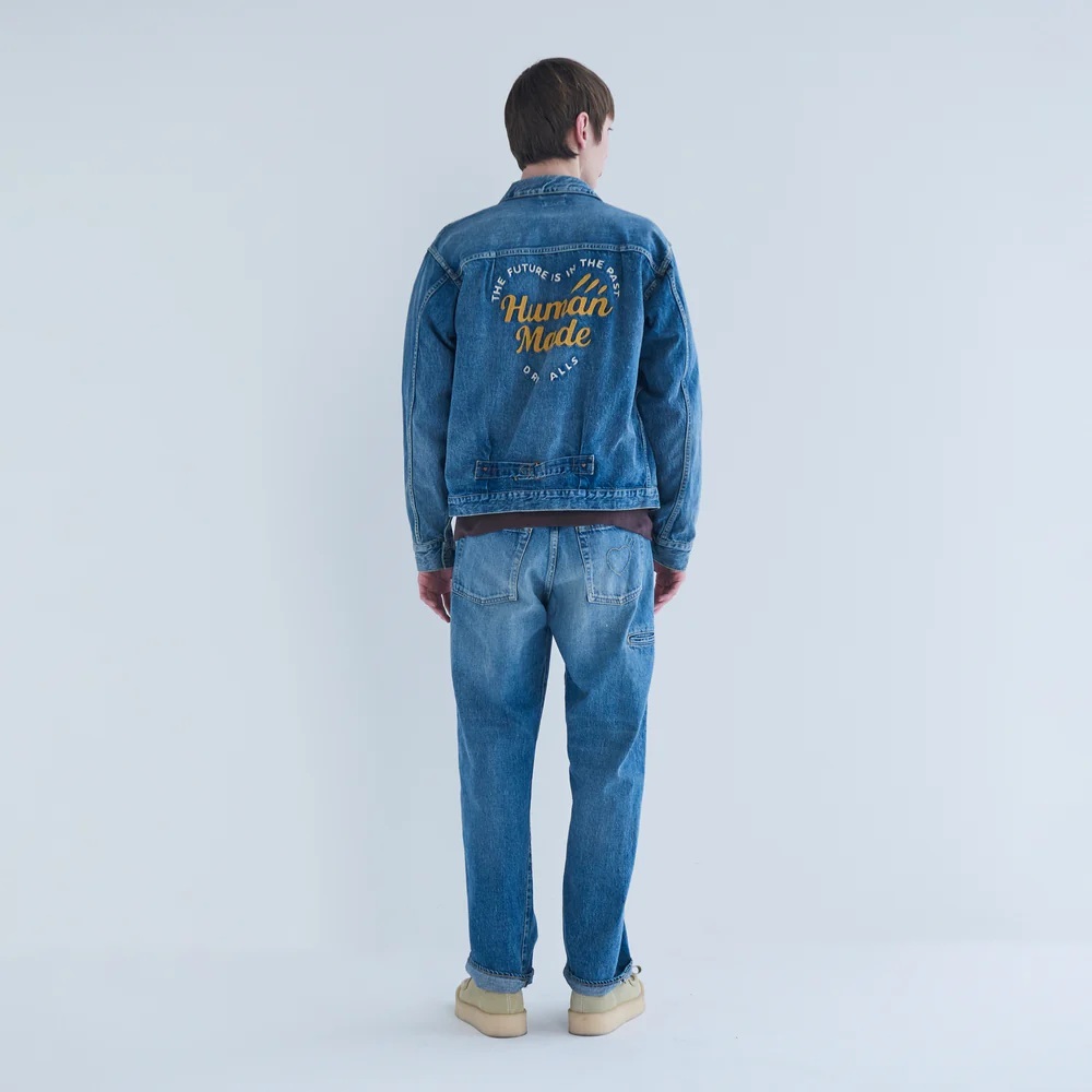HUMAN MADE 2025 STRAIGHT DAMAGED DENIM PANTS FUTURE - PRE ORDER ITEM (預訂中)