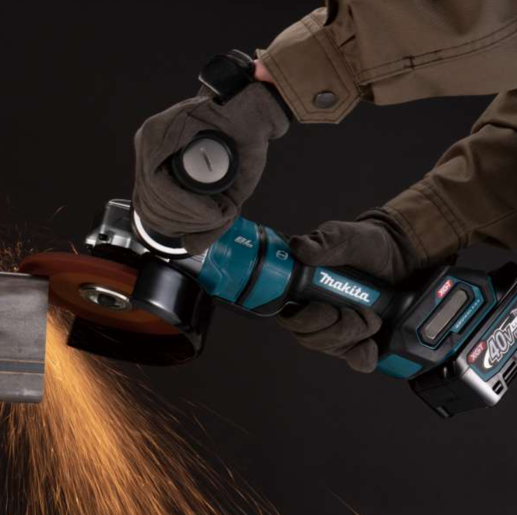 "MAKITA"牧田牌 充電式安全制角向磨光機 150mm(XLOCK)(鋰40V)(無碳刷)(淨機)-[GA051GZ]