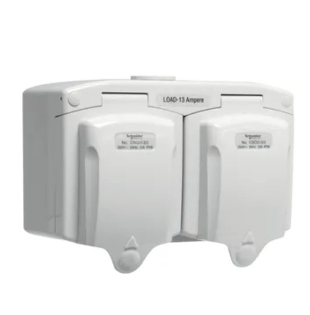 R111 天甲 13A 兩位插座  (IP56)