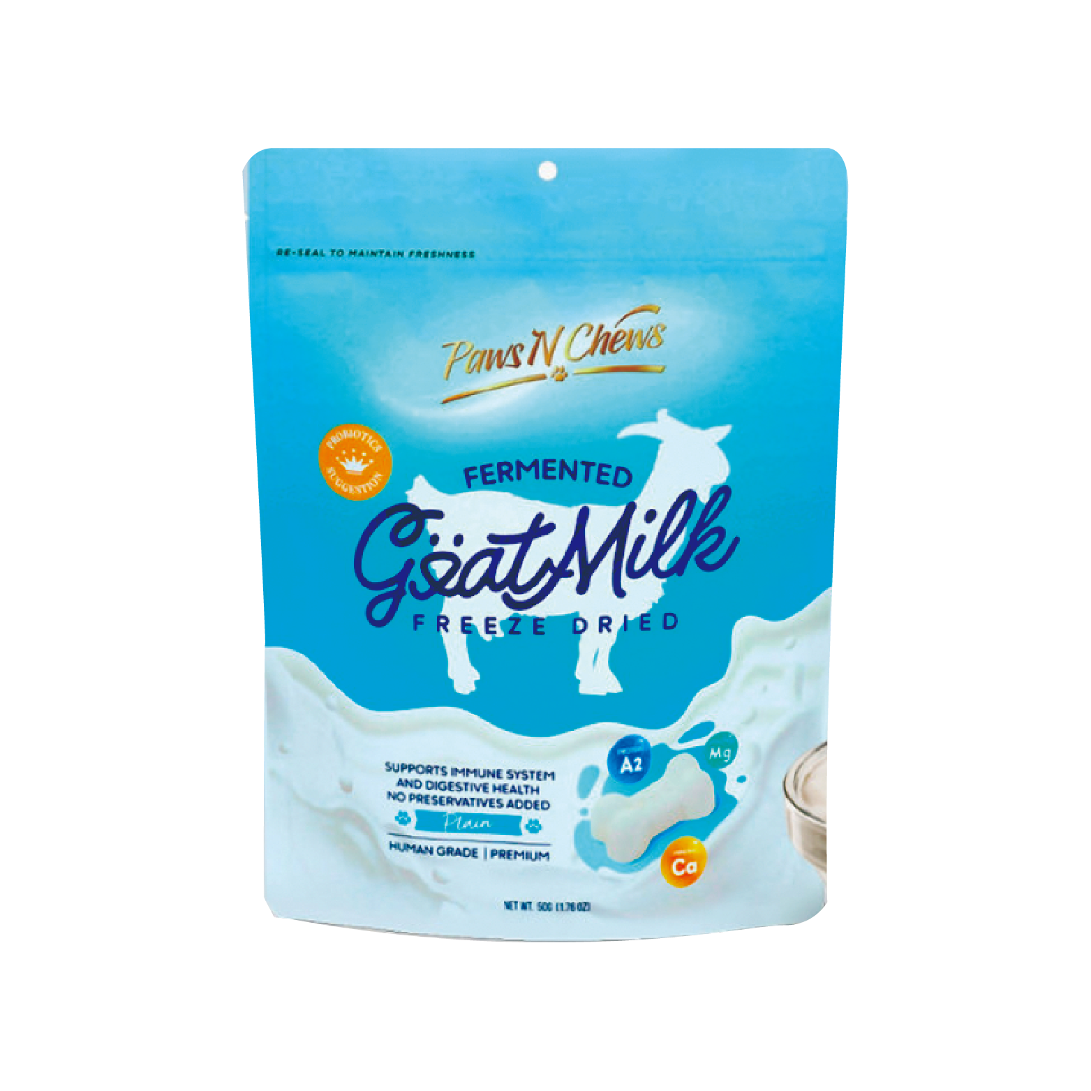 韓國Paws N Chews|凍乾發酵山羊奶 原味益生菌50g (PNC-0515)