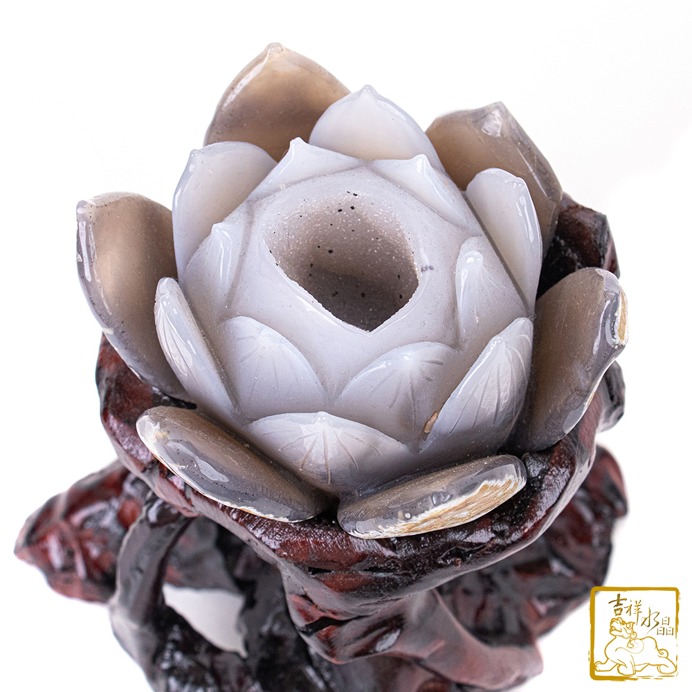 瑪瑙蓮花 940g 除穢避邪