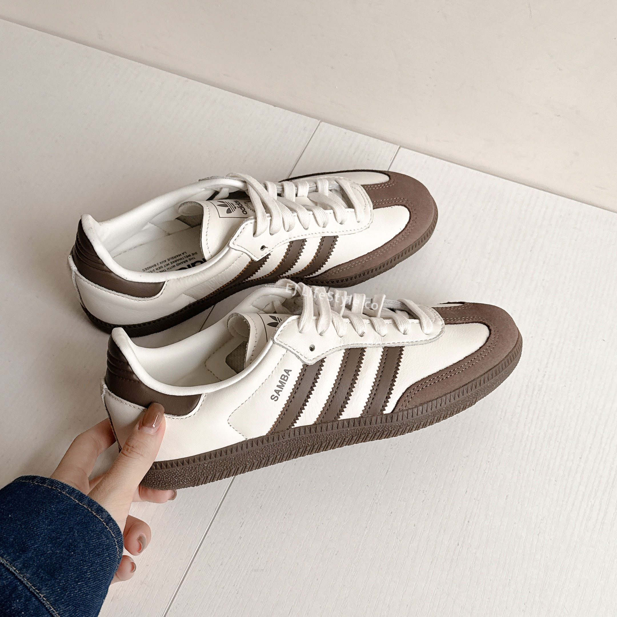 ADIDAS SAMBA OG 可可奶蓋 咖啡色 大地色 摩卡 奶油白 復古 麂皮 男鞋 JI1991 / 調貨