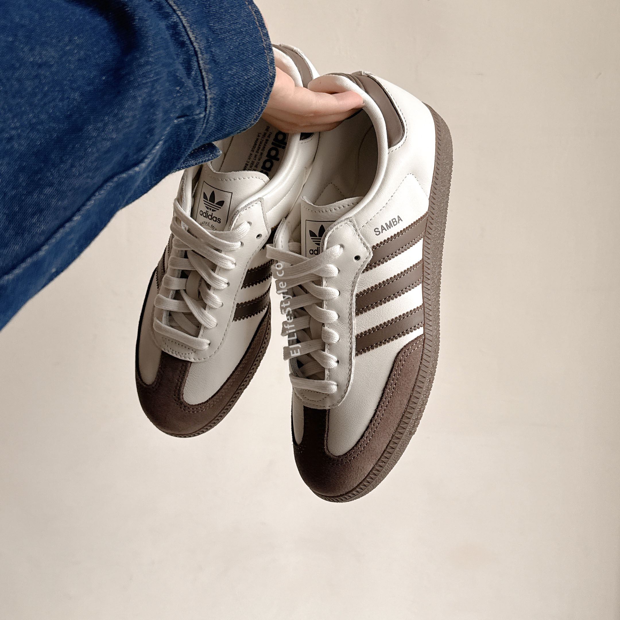 ADIDAS SAMBA OG 可可奶蓋 咖啡色 大地色 摩卡 奶油白 復古 麂皮 男鞋 JI1991 / 調貨