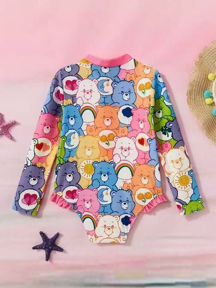 日單care bear泳衣系列