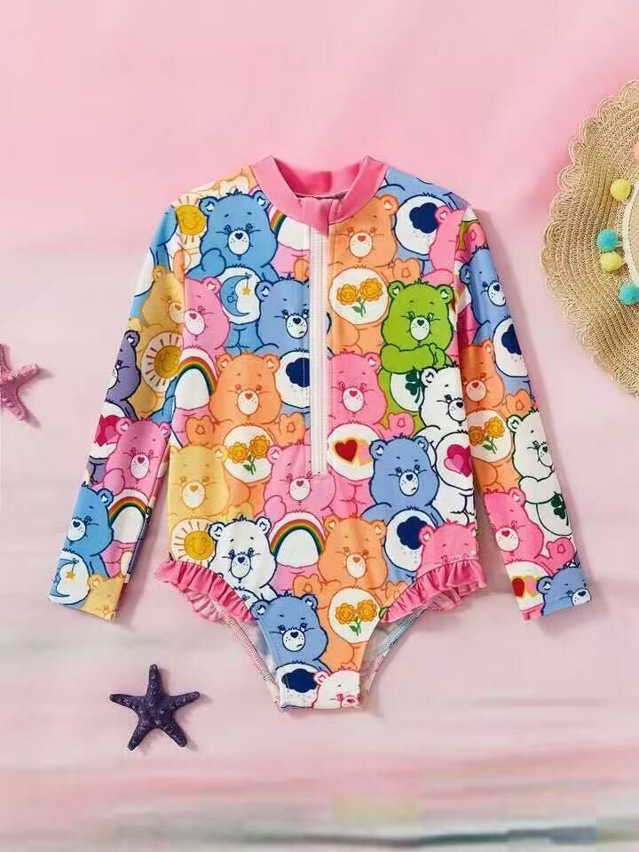 日單care bear泳衣系列