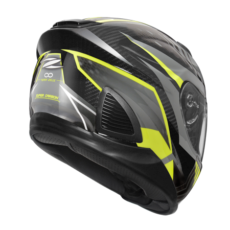 ZEUS ZS-1600 AK6 透明碳纖 灰 彩繪 全罩式帽款 碳纖維帽款