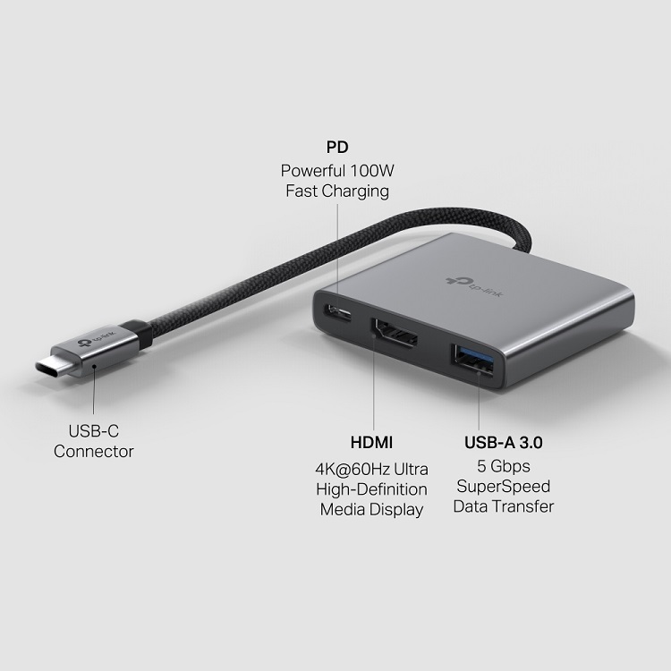 TP-Link UH3020C USB Type-C 3 in 1 集線器
