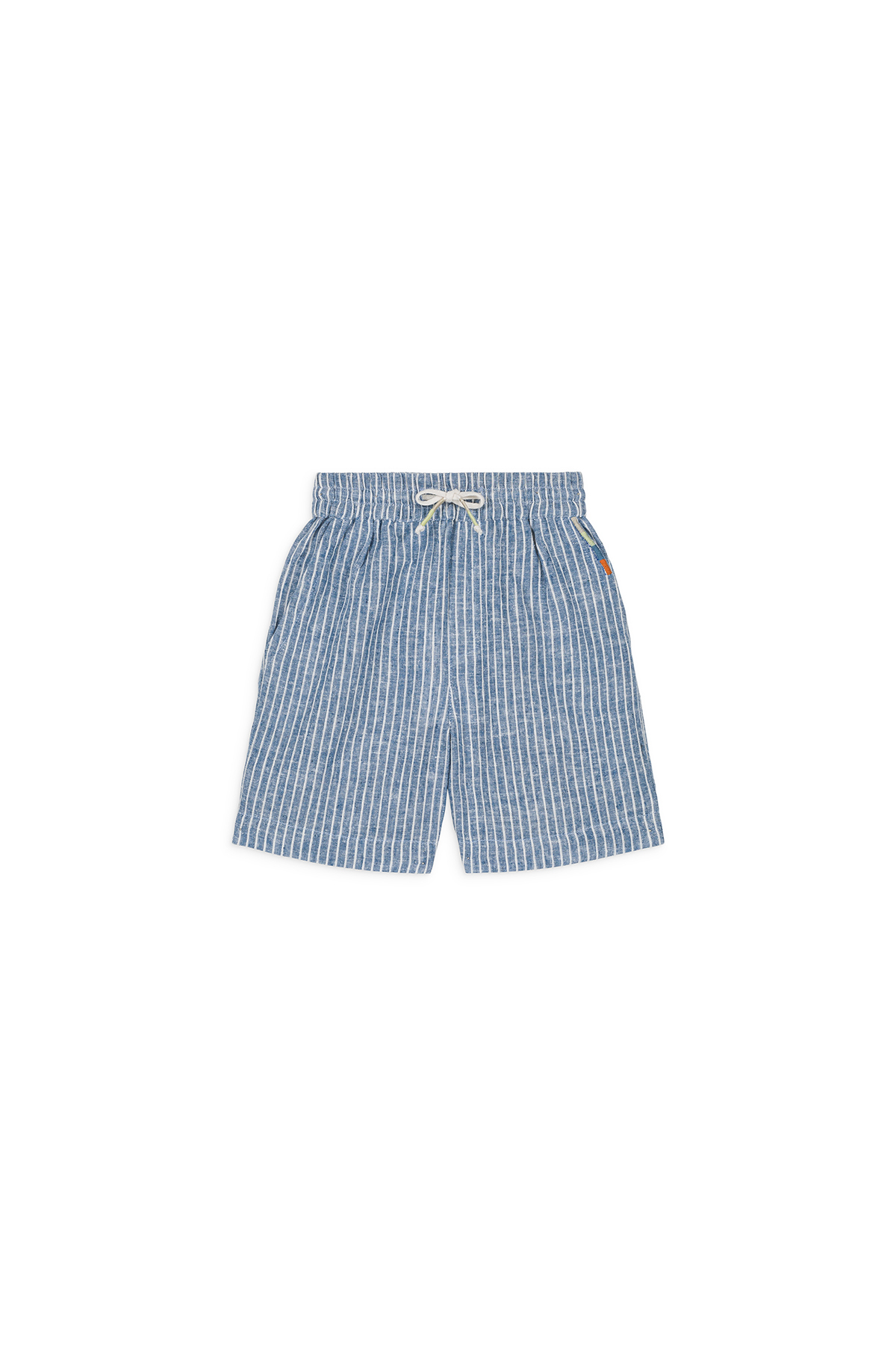 LOUISE MISHA│Shorts Obiki條紋短褲．Blue Onda Stripes