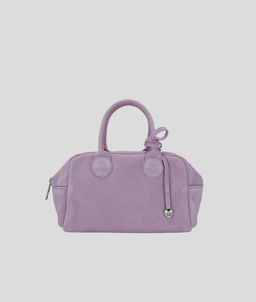 MARGESHERWOOD SOFT BOWLING BAG_Lavender Pink Suede