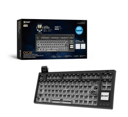 （2026新年限時優惠）XPower Orcus - DIY KIT三模熱插拔可換軸機械鍵盤DIY套件連雙顯示屏