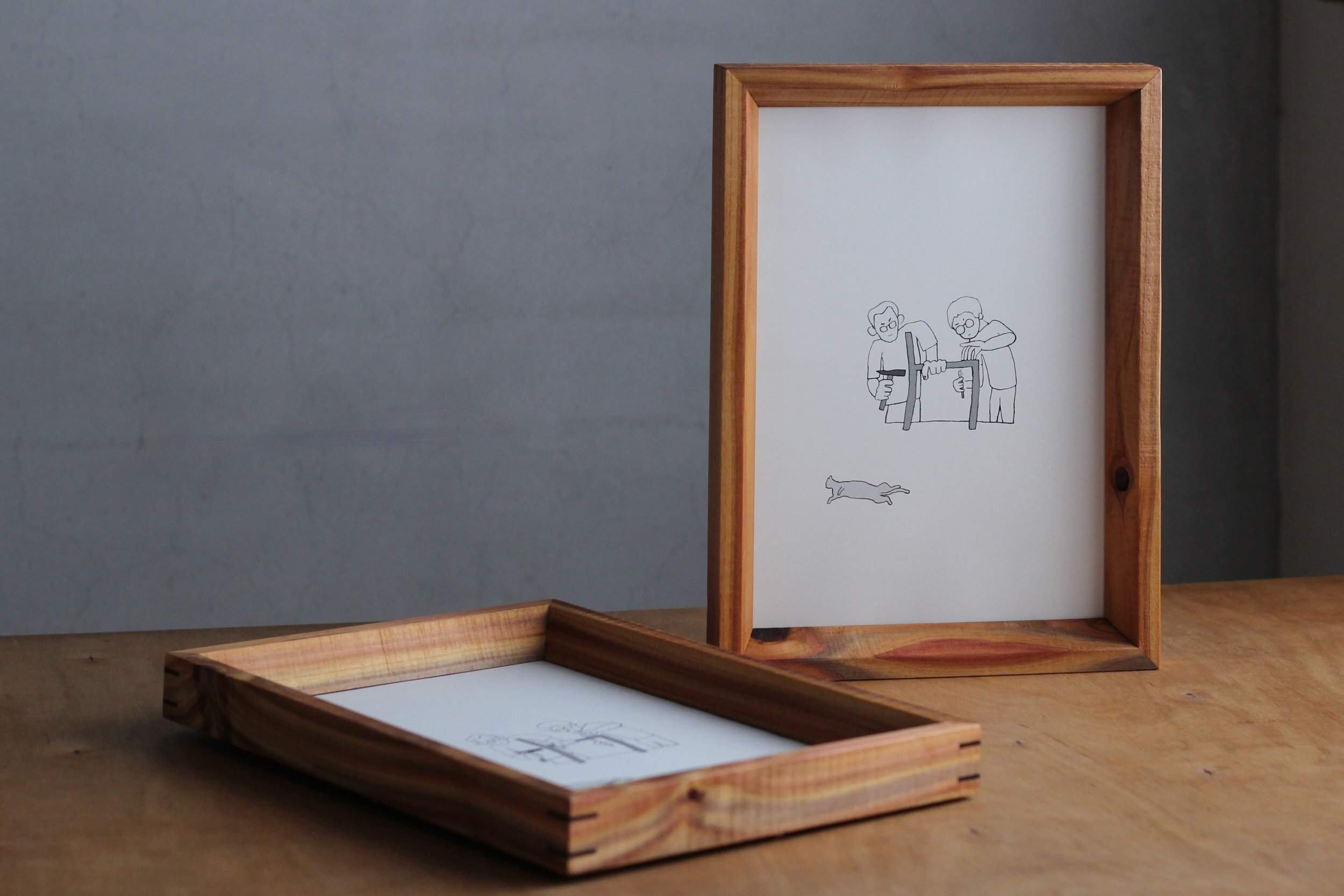 拾未 SHIWEII｜台灣杉木｜內斜框景