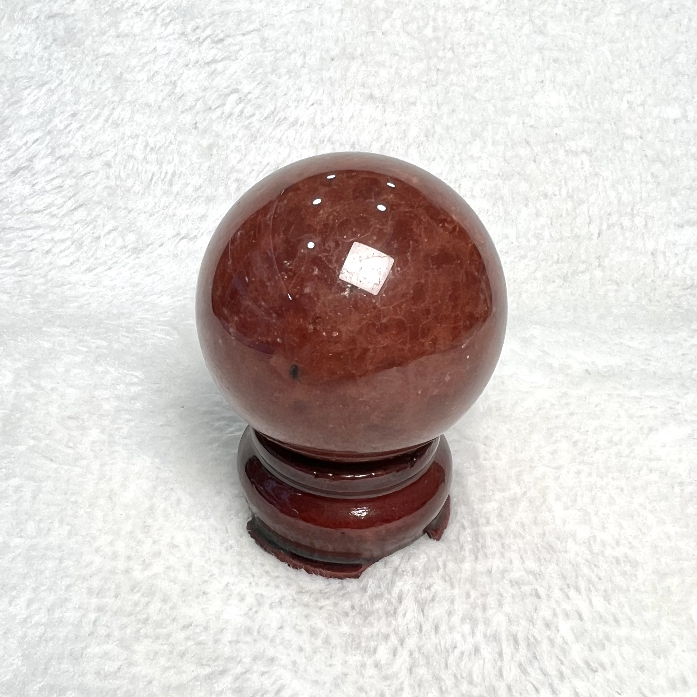 紅膠花球 5.2cm #A560A