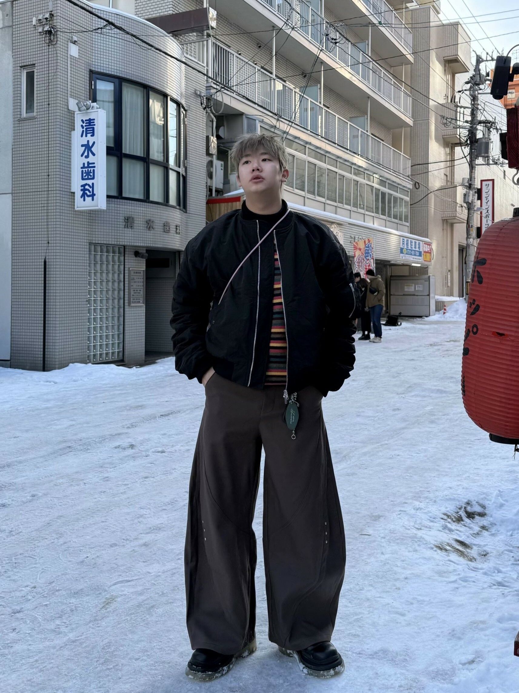 【現貨】ACR 復古 彎刀 垂墜 純色 流線 長褲