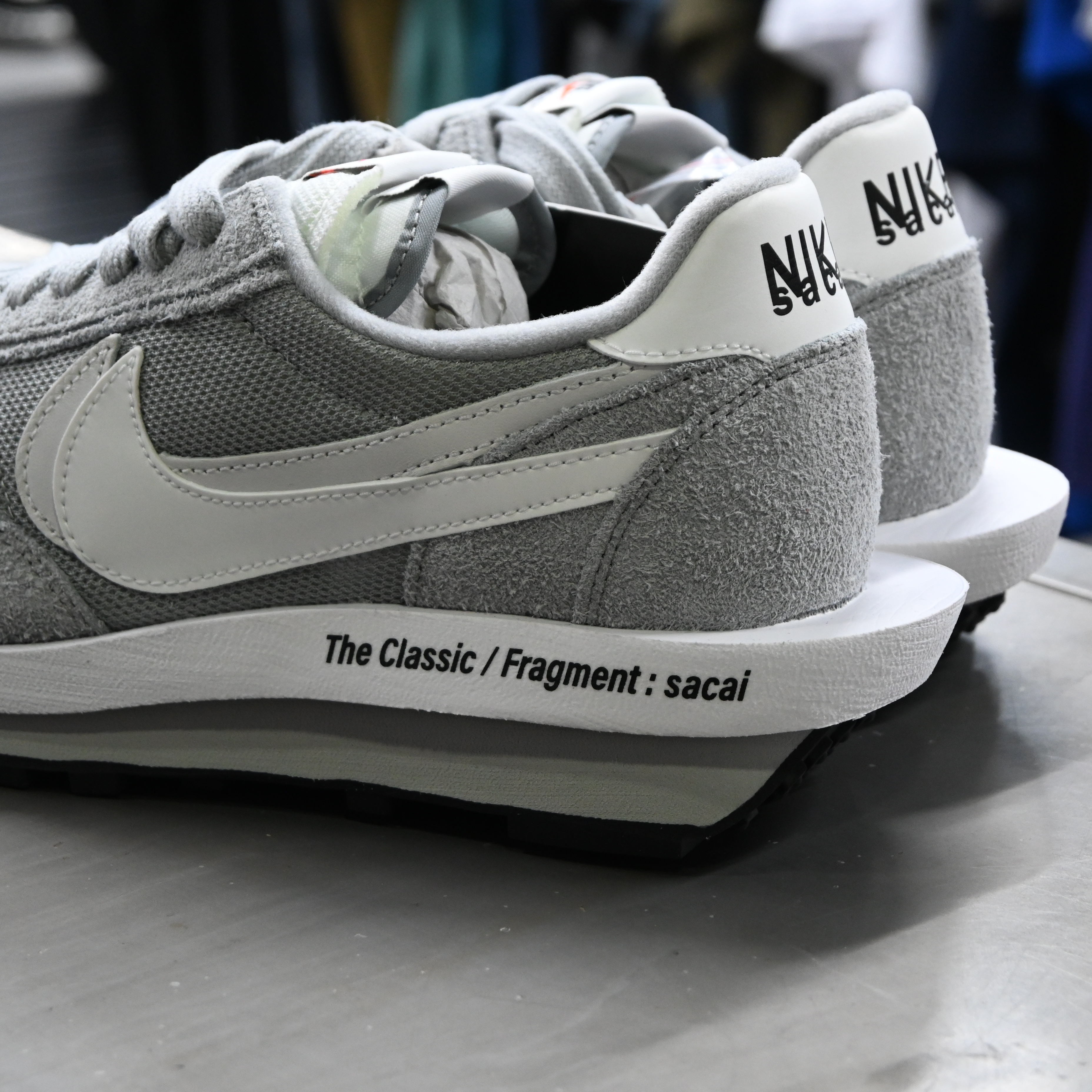 fragment x sacai x nike ldwaffle grey
