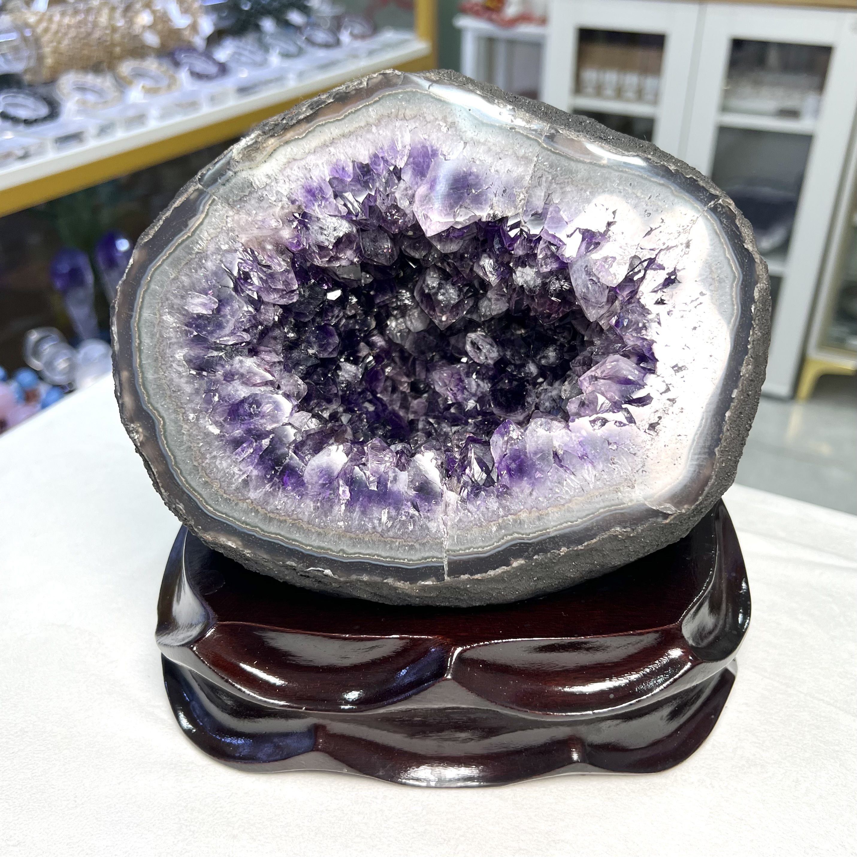 紫晶錢袋子 #H665