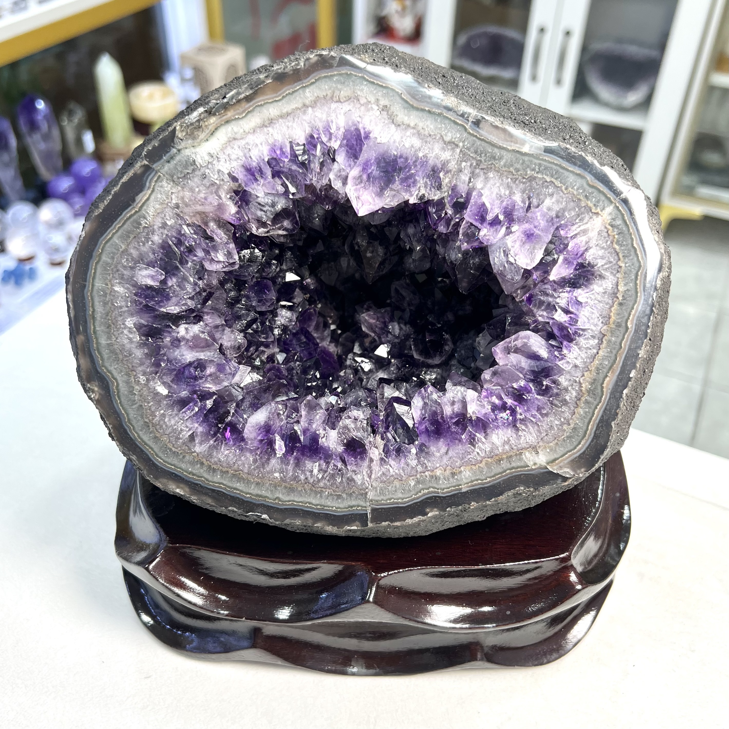 紫晶錢袋子 #H665