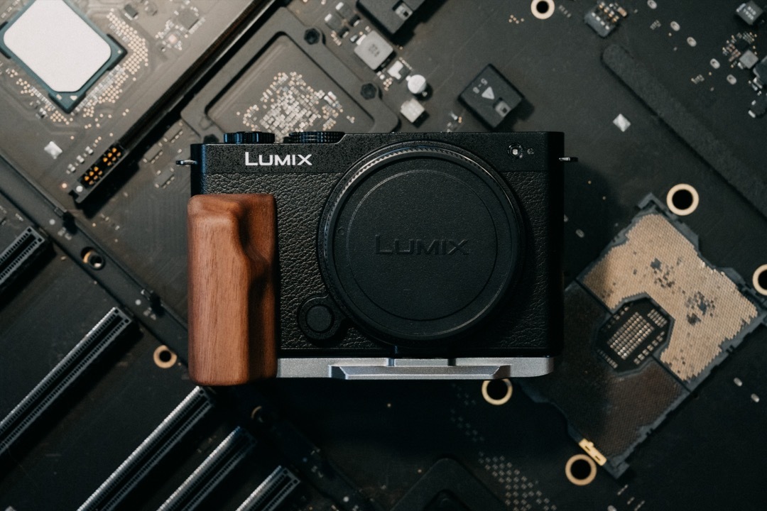Panasonic LUMIX S9 胡桃木手把底座 快拆手把底座 實木相機底座
