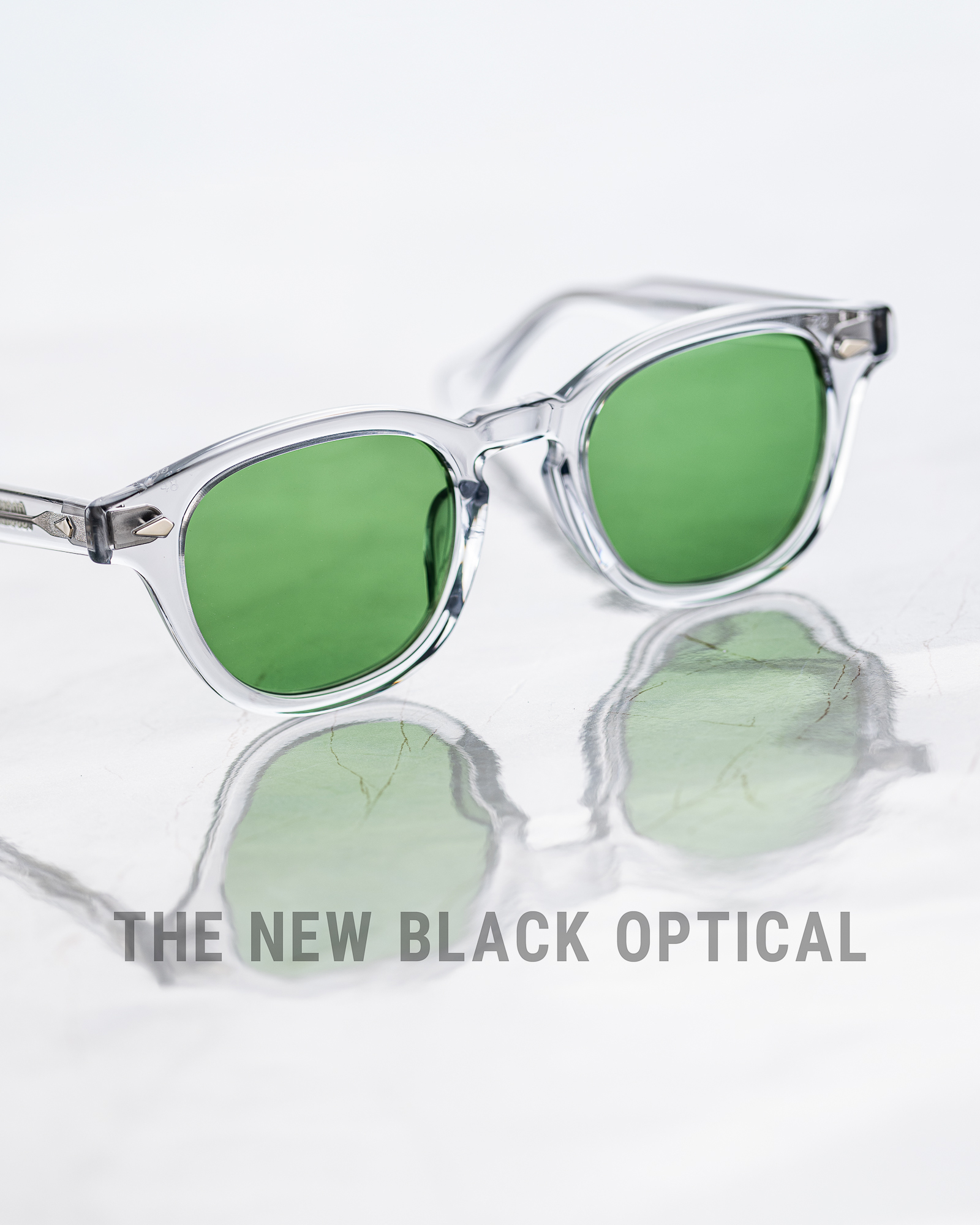 Neighborhood X Julius Tart Optical Clear Grey/Green Len