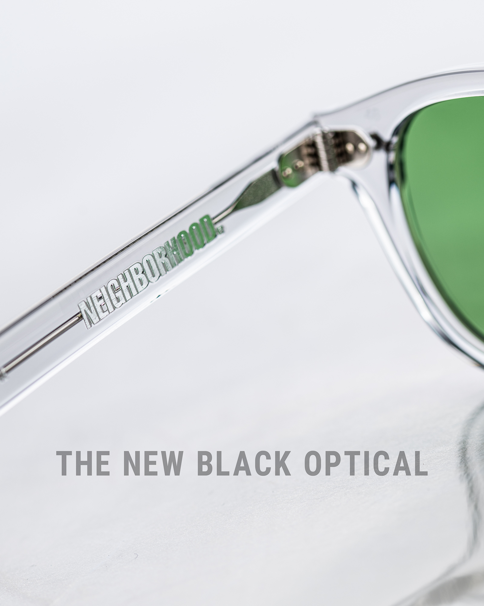 Neighborhood X Julius Tart Optical Clear Grey/Green Len