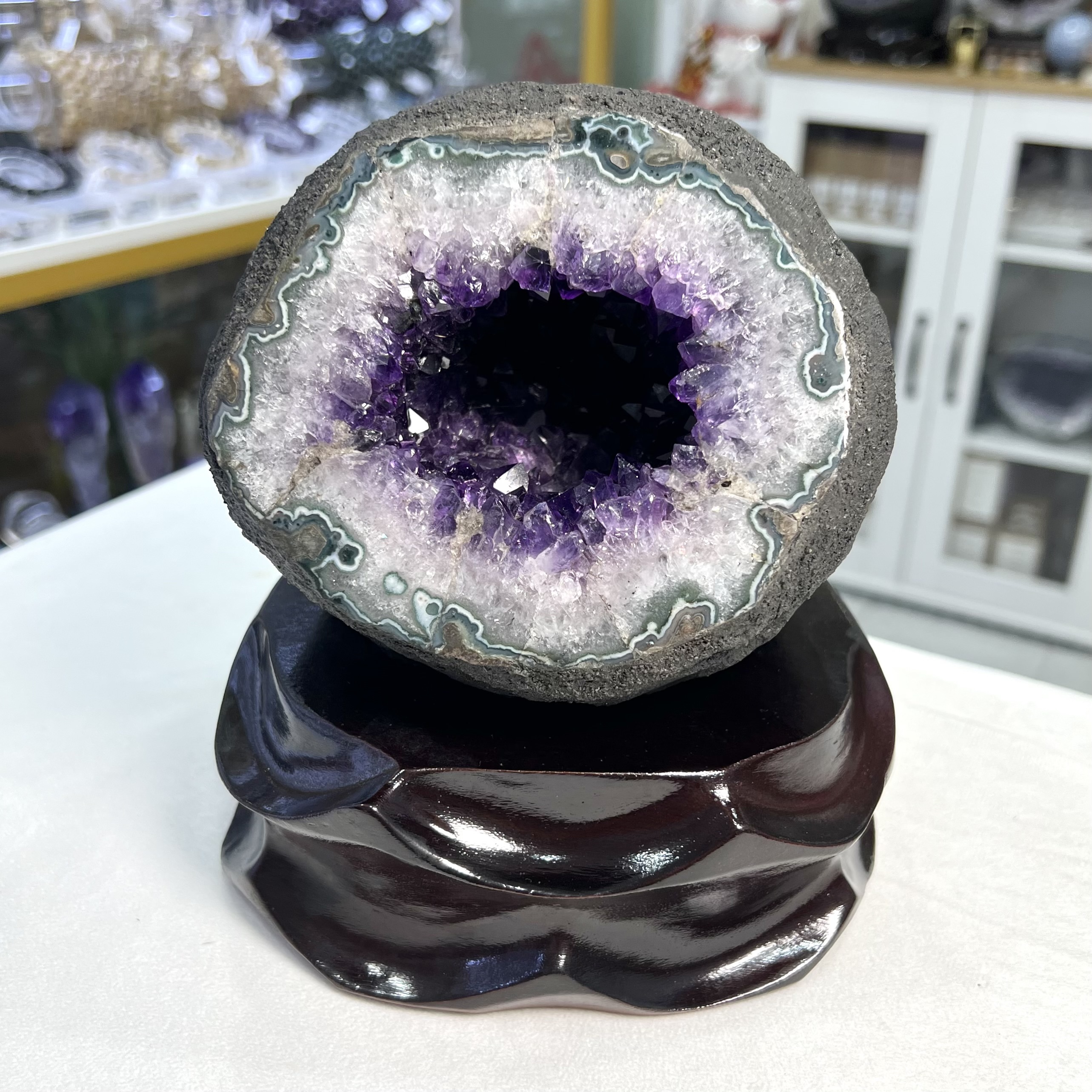 紫晶錢袋子 #H664