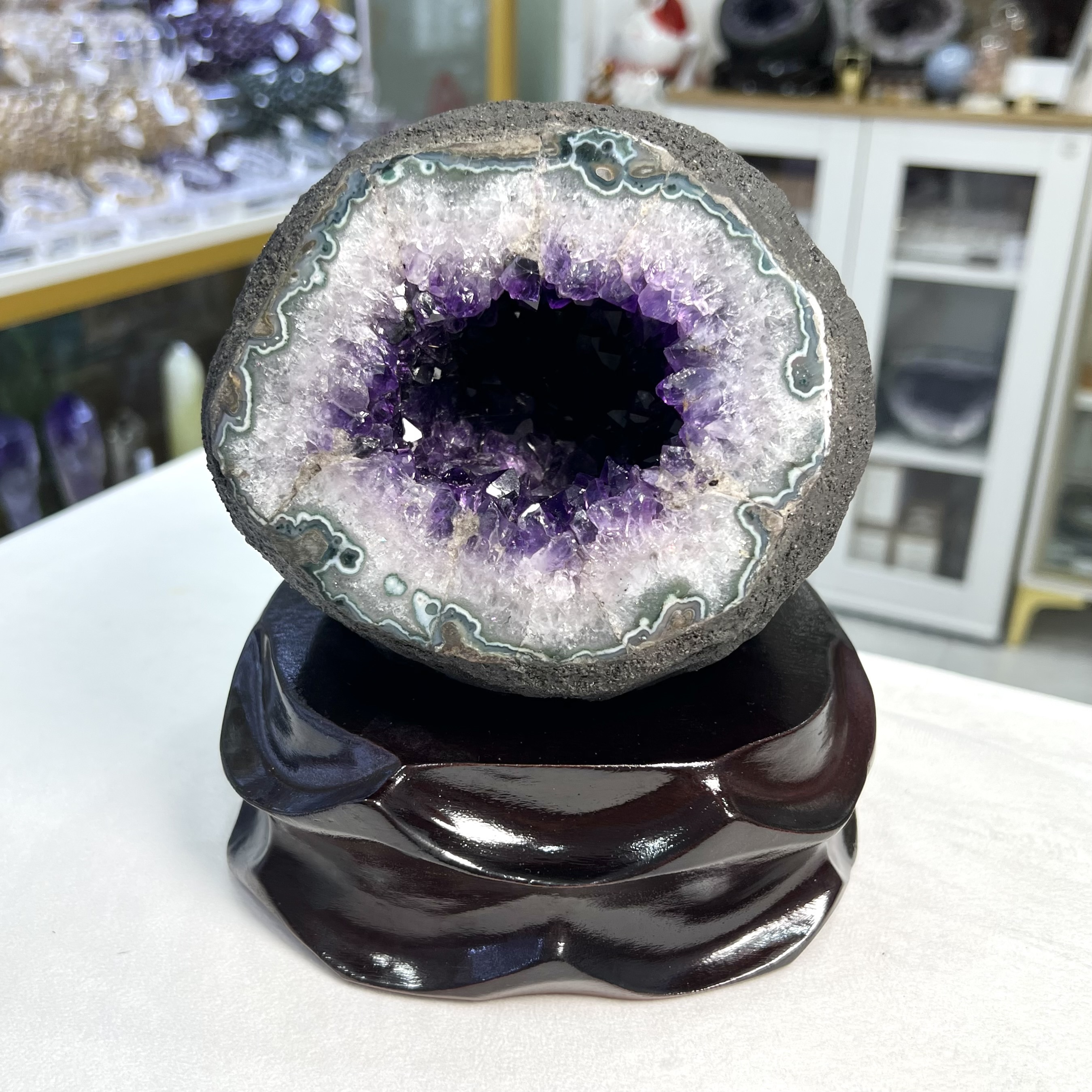 紫晶錢袋子 #H664