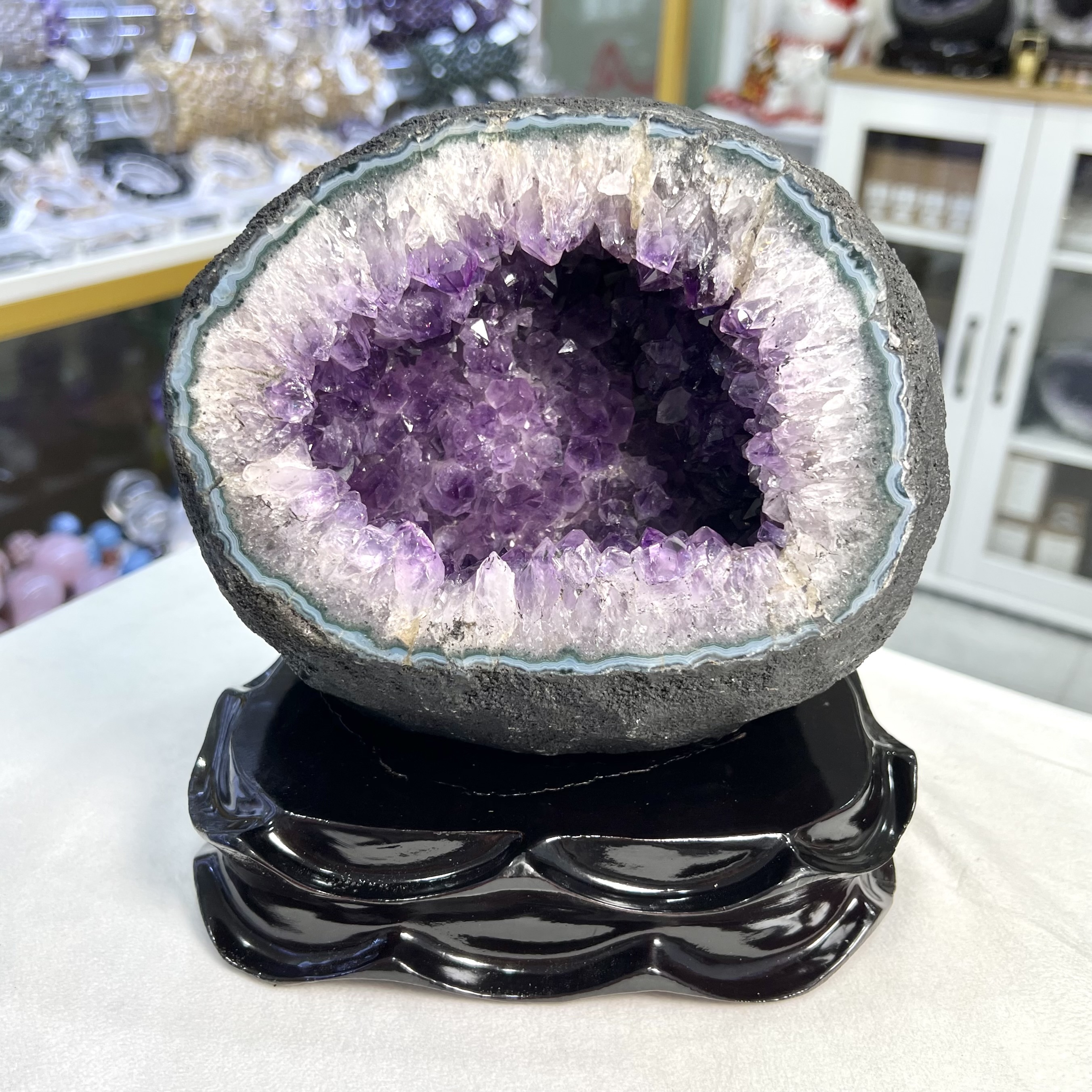 紫晶錢袋子 #H663