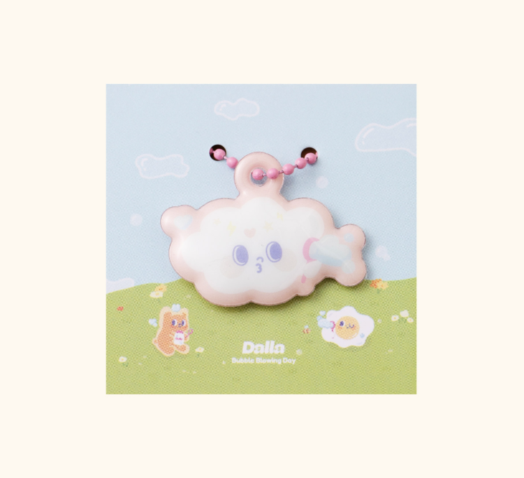 Dalla｜舒壓捏捏吊飾｜棉花寶寶