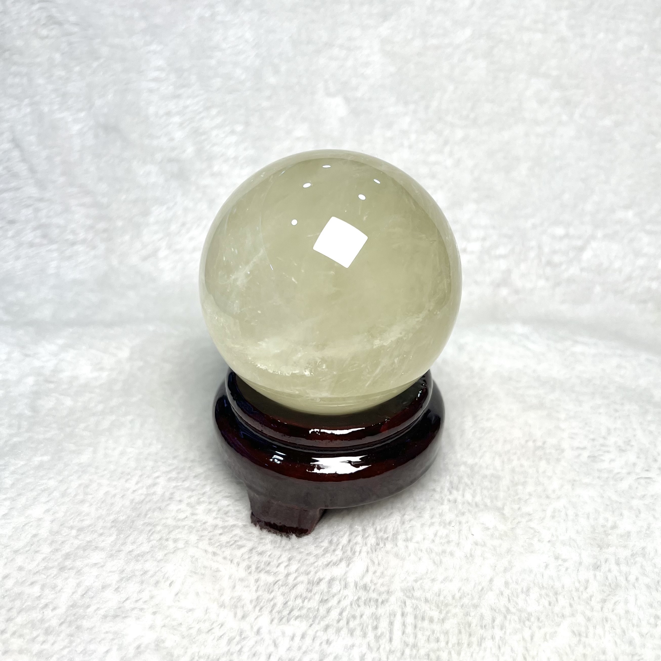 黃水晶球 7cm #A556