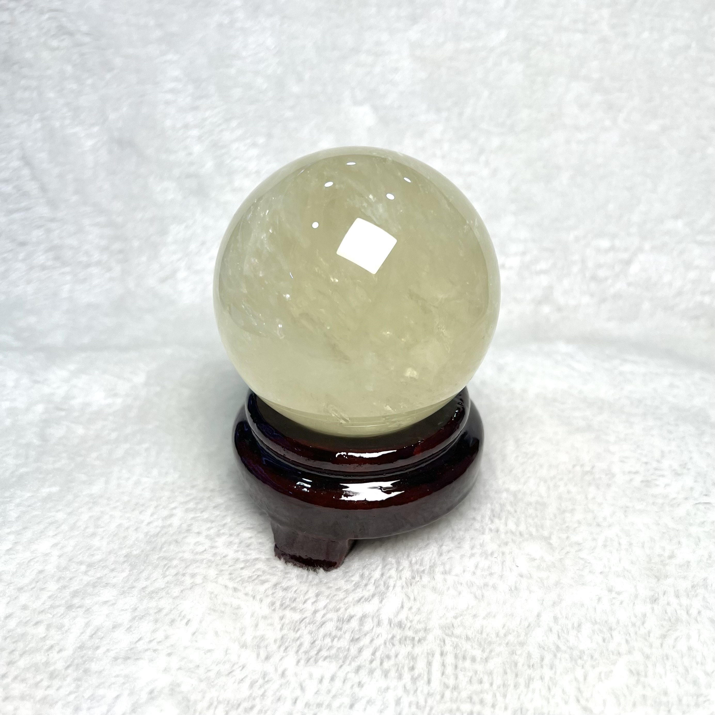 黃水晶球 7cm #A556