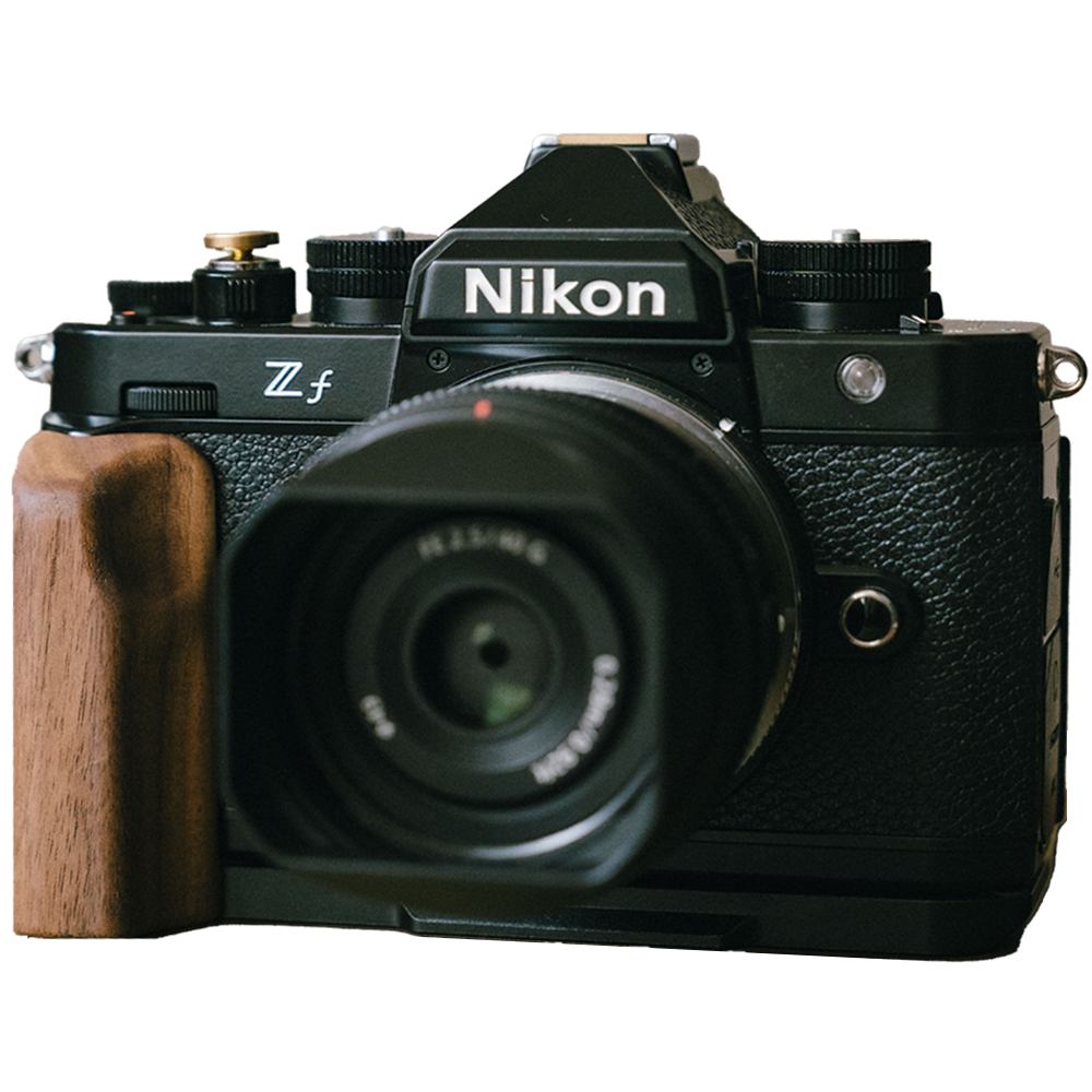 NIKON ZF 胡桃木手把底座 快拆手把底座 實木相機底座 大拇指柄
