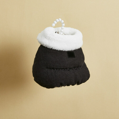 Louisdog 純黑雙面亞麻夾克