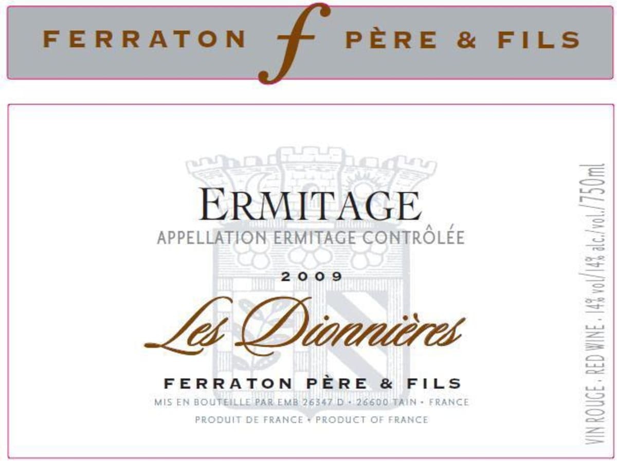 Ferraton Pere & Fils Ermitage Les Dionnieres 2009 (RP96)