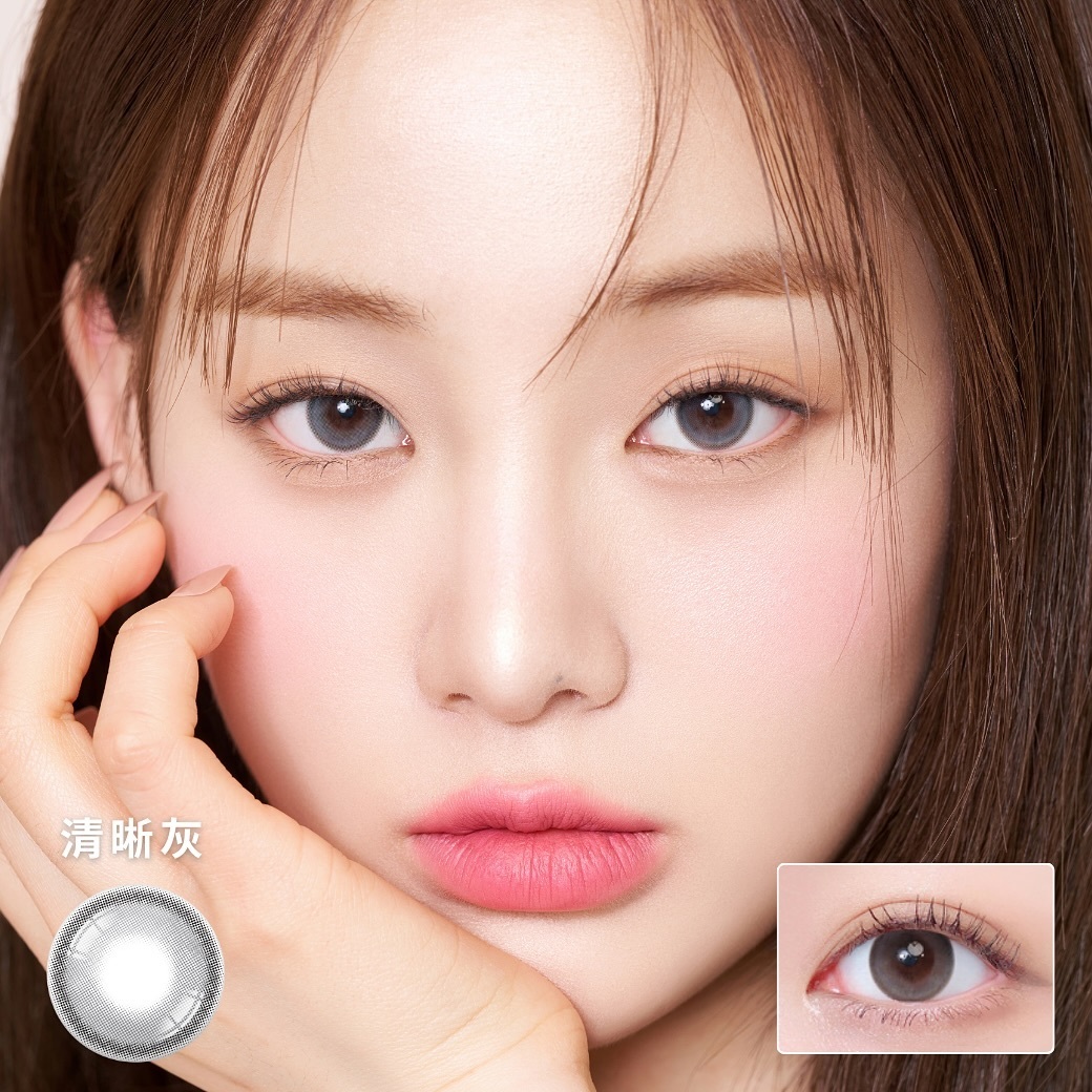 oddI's 彩色月拋【清晰灰M_Plain Gray】(1入)