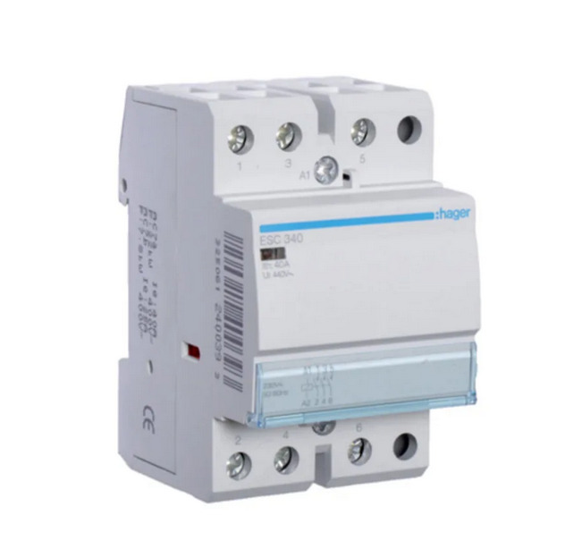 HA561 "Hager"  索制 40A, 3NO, 230V~50Hz (ESC340)