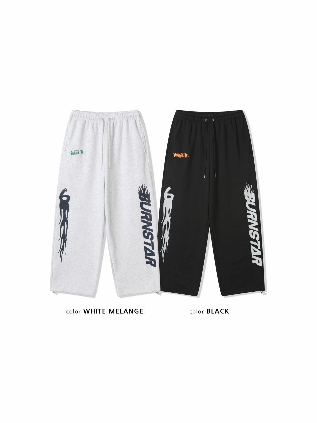 英文字可束腳鬆身運動褲 TAC-0105P