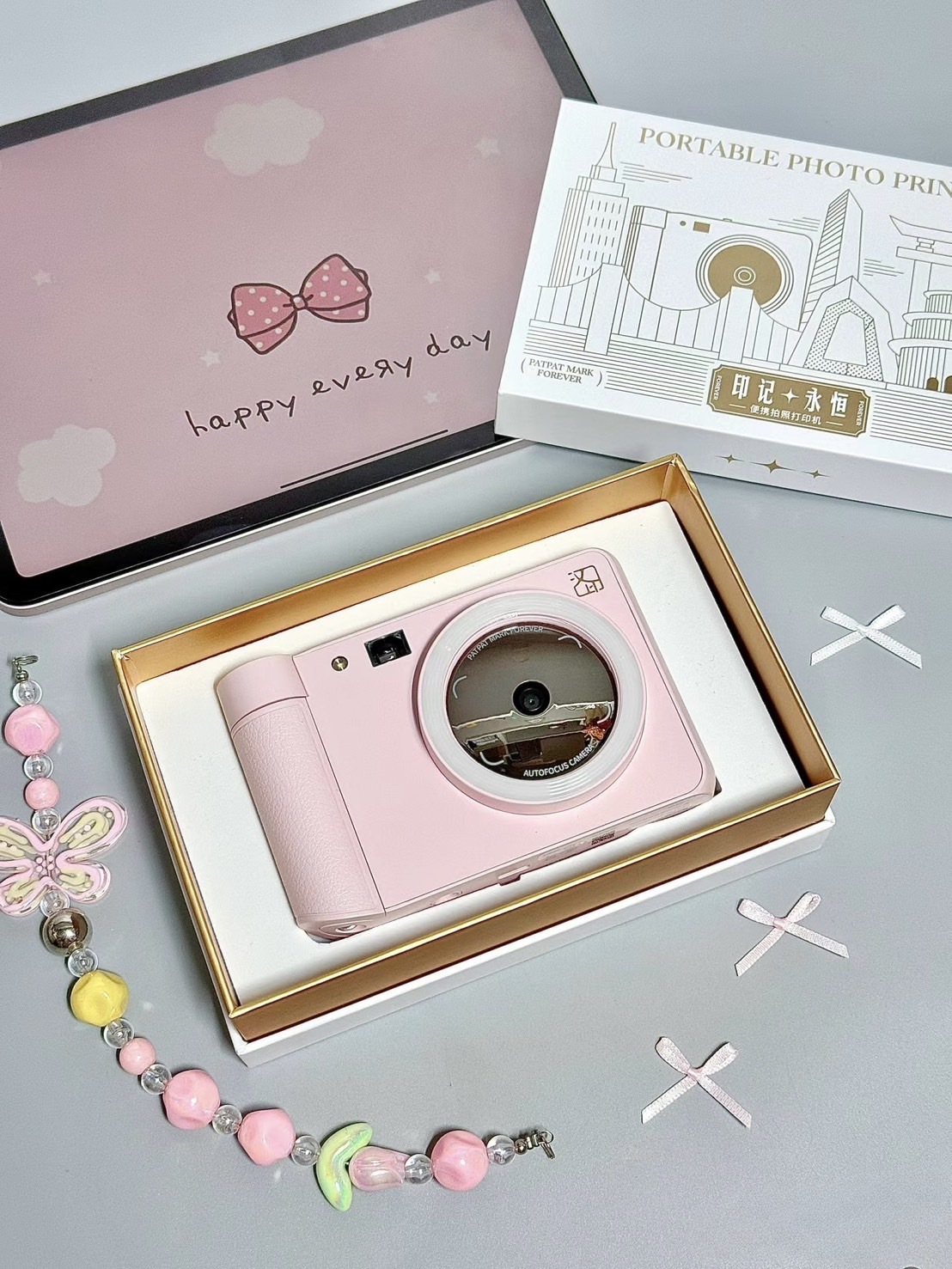 iSNEAKERS | 漢印 Z1 拍立得 打印相機 可拍照 可接手機列印照片 8種濾鏡 藍/粉